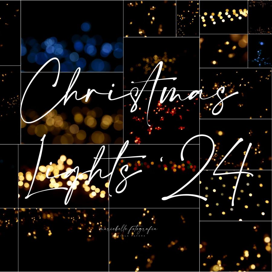 Christmas Lights & Snow overlays