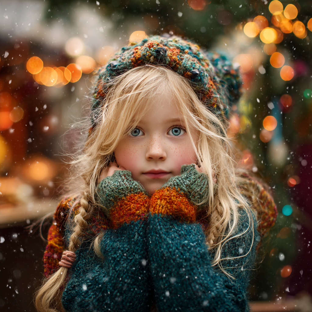 Christmas Colourful Lights- Digital Overlays - Image 6