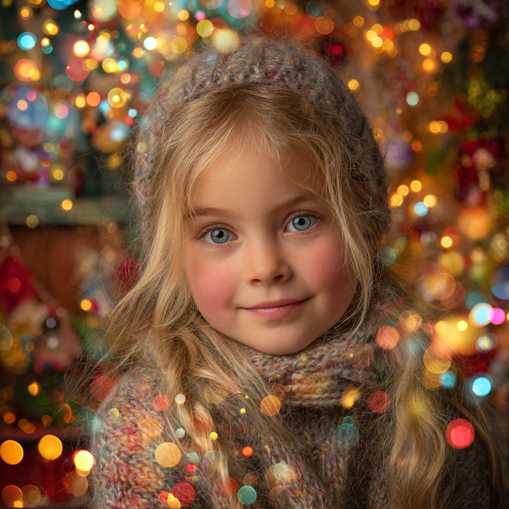 Christmas Colourful Lights- Digital Overlays - Image 11