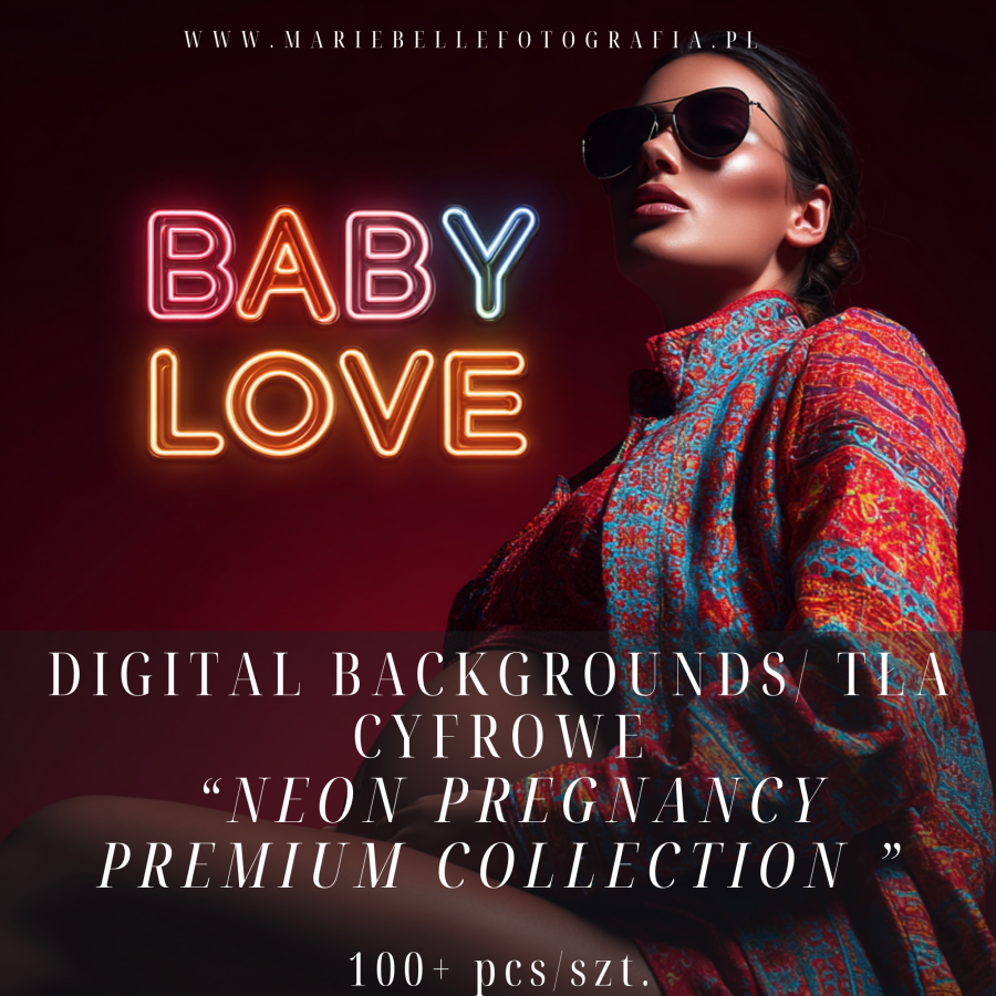 DIGITAL OVERLAYS- 100+ NEON PREGNANCY PREMIUM COLLECTION