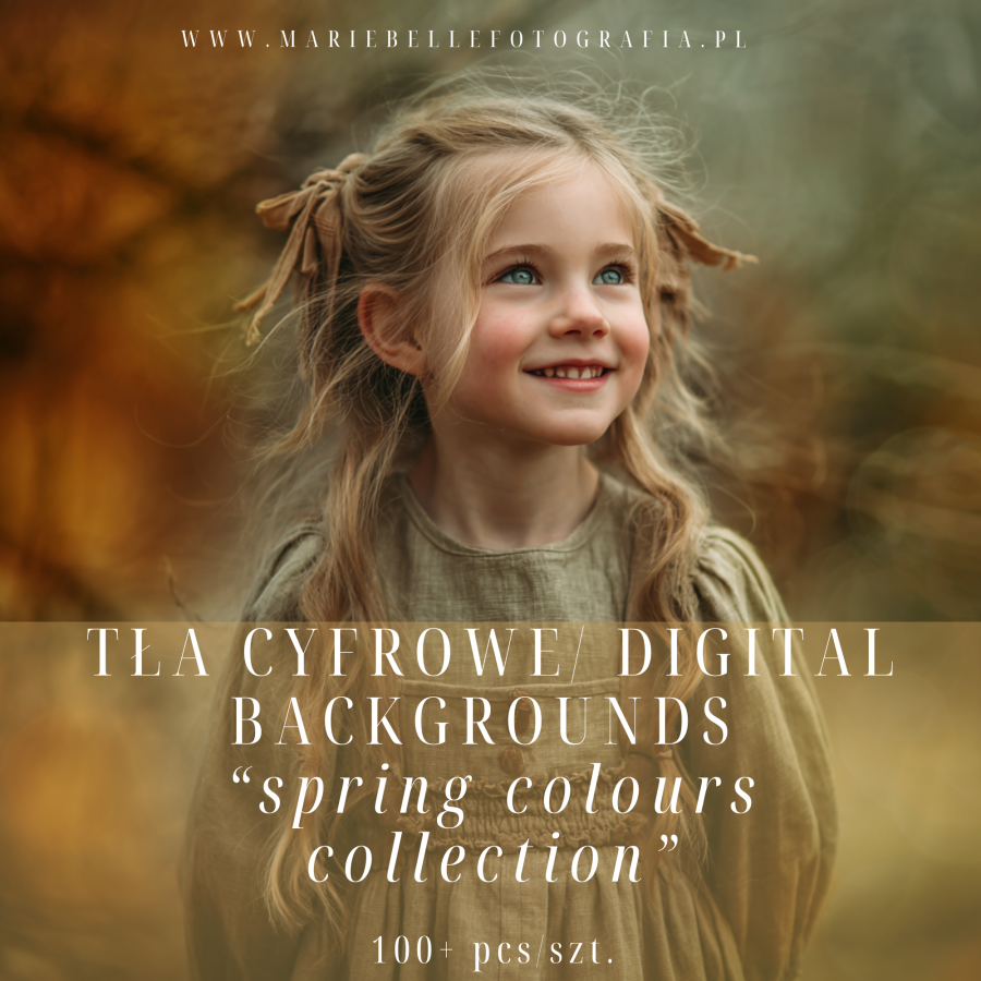 Spring Colours Collection – 100 Digital Backgrounds
